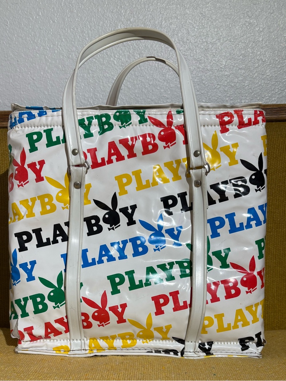 RARE Vintage New Old Stock Playboy Soft Sided Cooler.